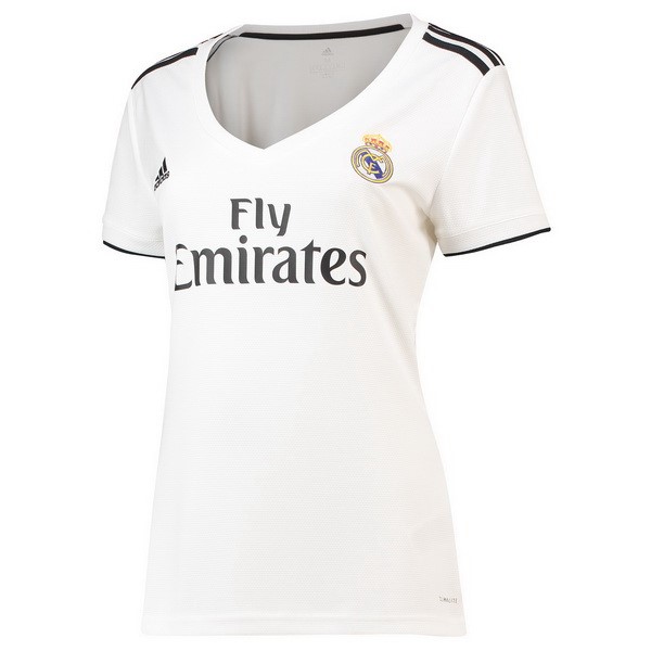 Camiseta Real Madrid 1ª Mujer 2018-2019 Blanco